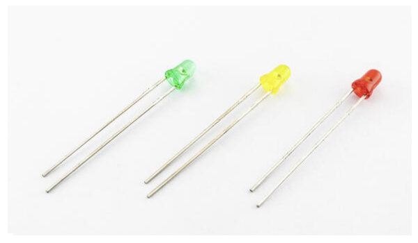 DIP led in different colours
