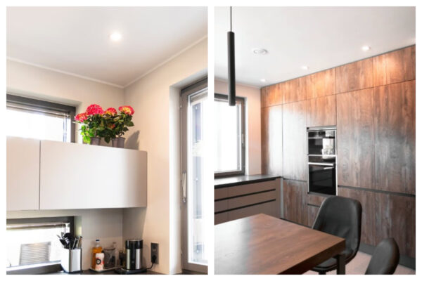 Sistema di illuminazione funzionale - una casa per una famiglia di quattro persone a Kaitamäki, Espoo