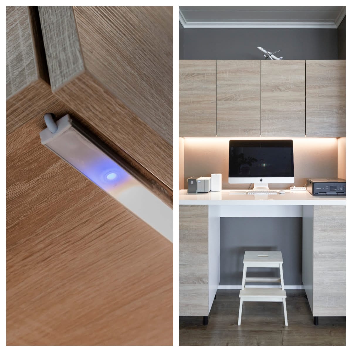 led task lighting with led strip and aluminium profile, LedStore.fi
