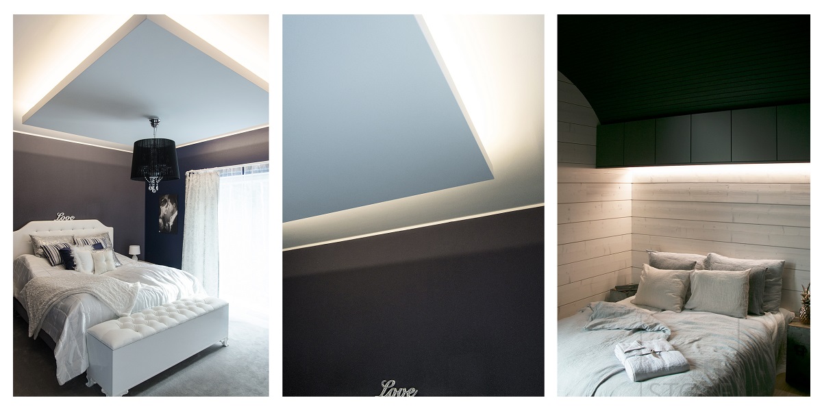 Bedroom lighting design affects the mood