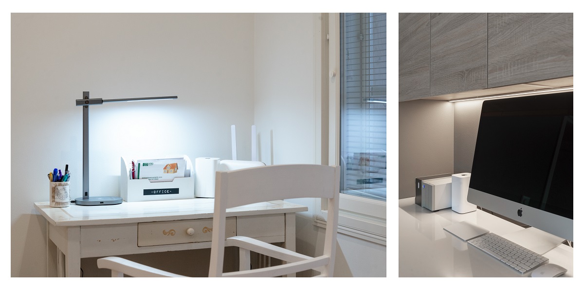 Task lighting in bedroom lighting design