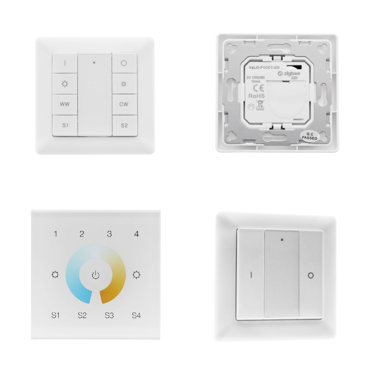 Zigbee-älyvalaistus ohjaimia