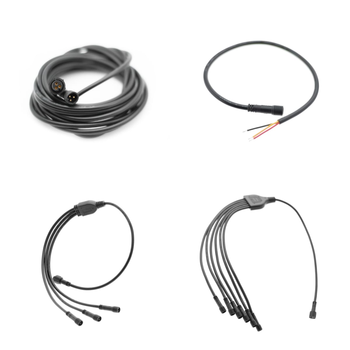 Zigbee asennus värilämpötilasäädettävien johtojen jakotukkeja ja liitoskaapeleita.