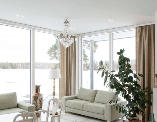 Servizio di progettazione illuminotecnica per una villa sul mare