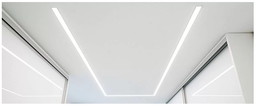 Miksi led valonauhat tarvitsevat alumiiniprofiilin? - Upoetttava led profiili katossa