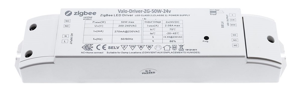 50W Zigbee CCT led muuntaja 24V