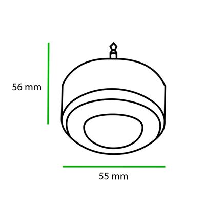 Sensore PIR di movimento per lampada UFO a Led High Bay, IP65