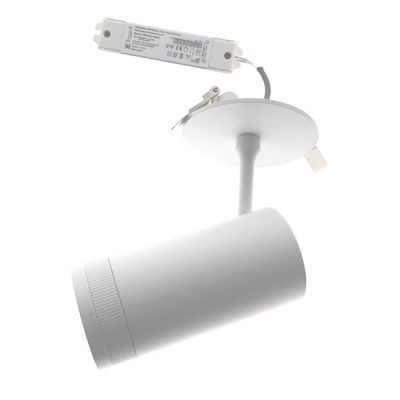LED FOKUS RECESSED - temperatura di colore regolabile, dimmerabile, 7W, CRI98, IP20, bianco opaco