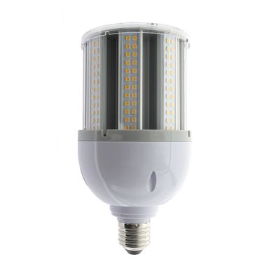 Lampada a LED per mais, lampada cilindrica, attacco bianco, LED verticali gialli che emettono cinguettii per un'illuminazione brillante.