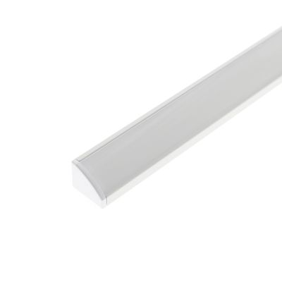 Profilo in alluminio per striscia LED, 2000×17×13 mm, angolo di 30° o 60°