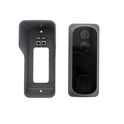 Videocitofono intelligente illuminato a LED con telecamera, segnale acustico e app per smartphone per mostrare il visitatore.