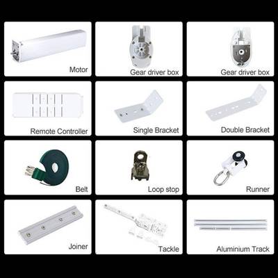 Binario per tende motorizzato intelligente Tuya Zigbee