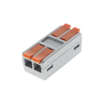 Connettore a leva 2x2 (Wago) per l'estensione dei nastri led Connettore a leva 2x2 (Wago) per l'estensione dei nastri led