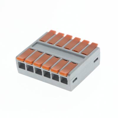 Connettore a leva 2x6 (Wago) per l'estensione dei nastri led Connettore a leva 2x6 (Wago) per l'estensione dei nastri led