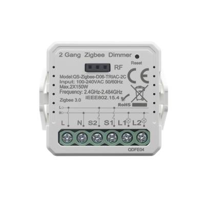 Unità di controllo per lampade a LED, forma rettangolare, dimensioni 44 x 39 x 23 mm e 39 x 39 x 18 mm, connettori sul fondo