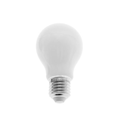 Lampada LED tubolare standard a tinta unita con base bianca per soluzioni di illuminazione ad alta efficienza energetica.