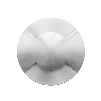 Moderno vaso rotondo da patio in acciaio inox di LED Lighting, un design elegante e minimalista per spazi contemporanei.