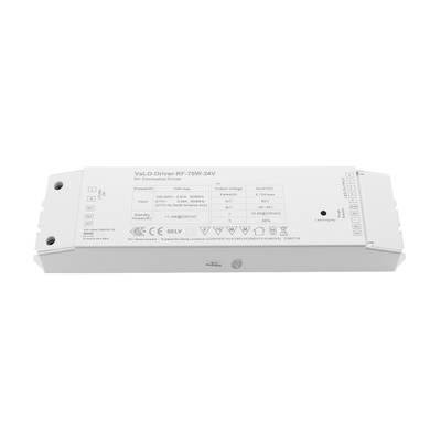 Controller LED-RF bianco, rettangolare, specifiche tecniche e avvertenze di sicurezza per installazioni di illuminazione