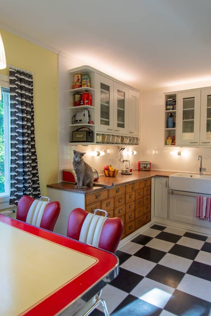 Illuminazione a led per cucina vintage