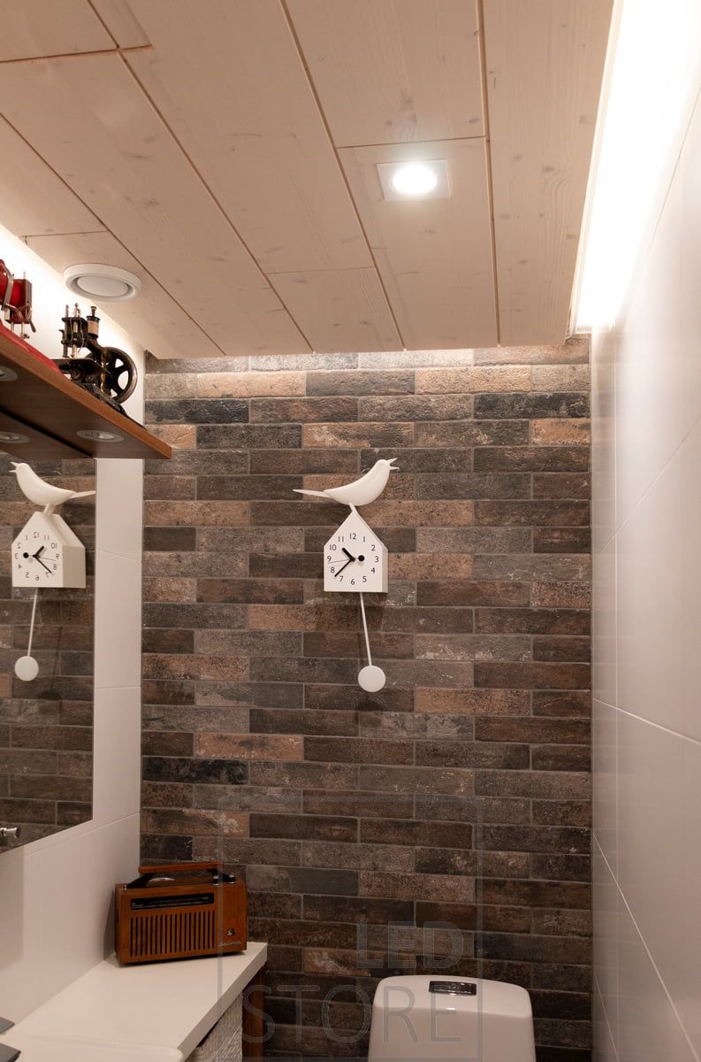 illuminazione della toilette