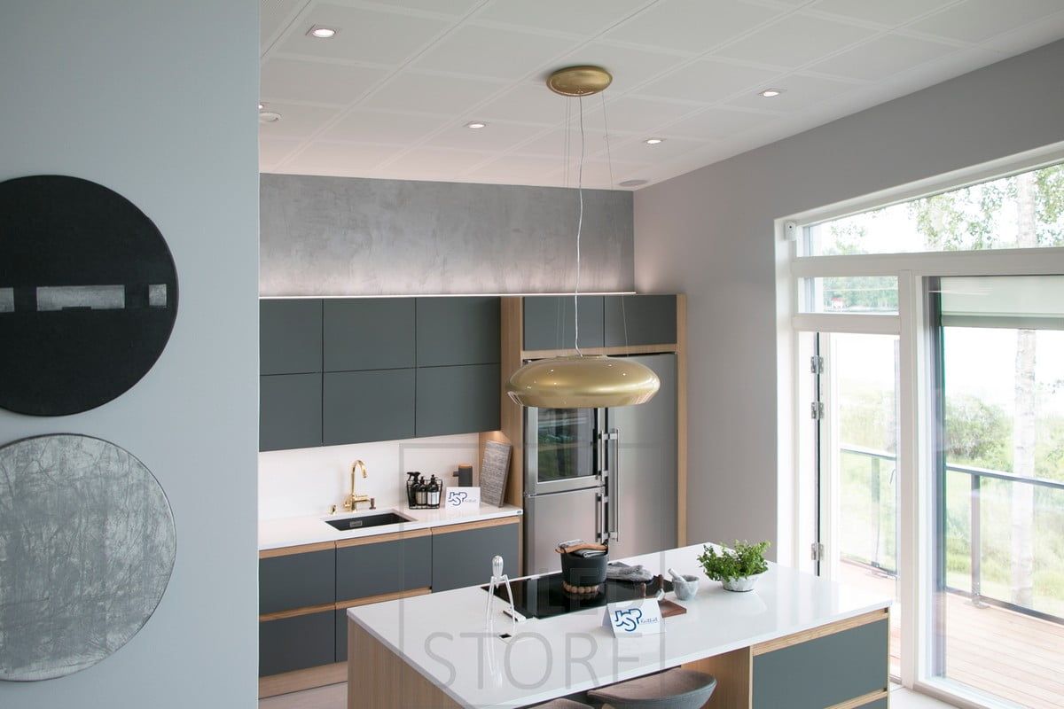 Illuminazione versatile con luce a sospensione, spot e indiretta. Ledstore.fi