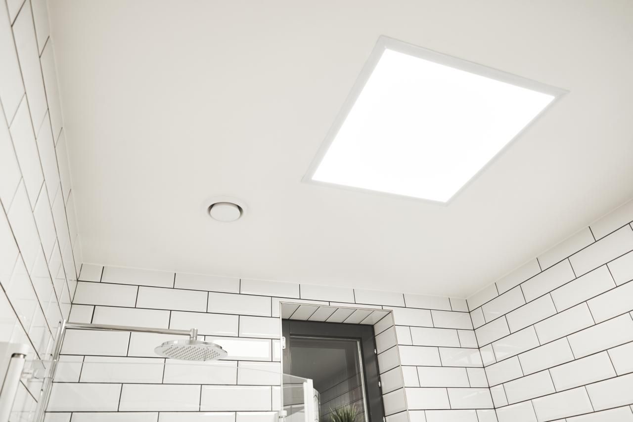 Sfondo verde e quadrato bianco con la scritta "LED STORE" - Soluzioni di illuminazione ad alta efficienza energetica per la casa e le aziende.