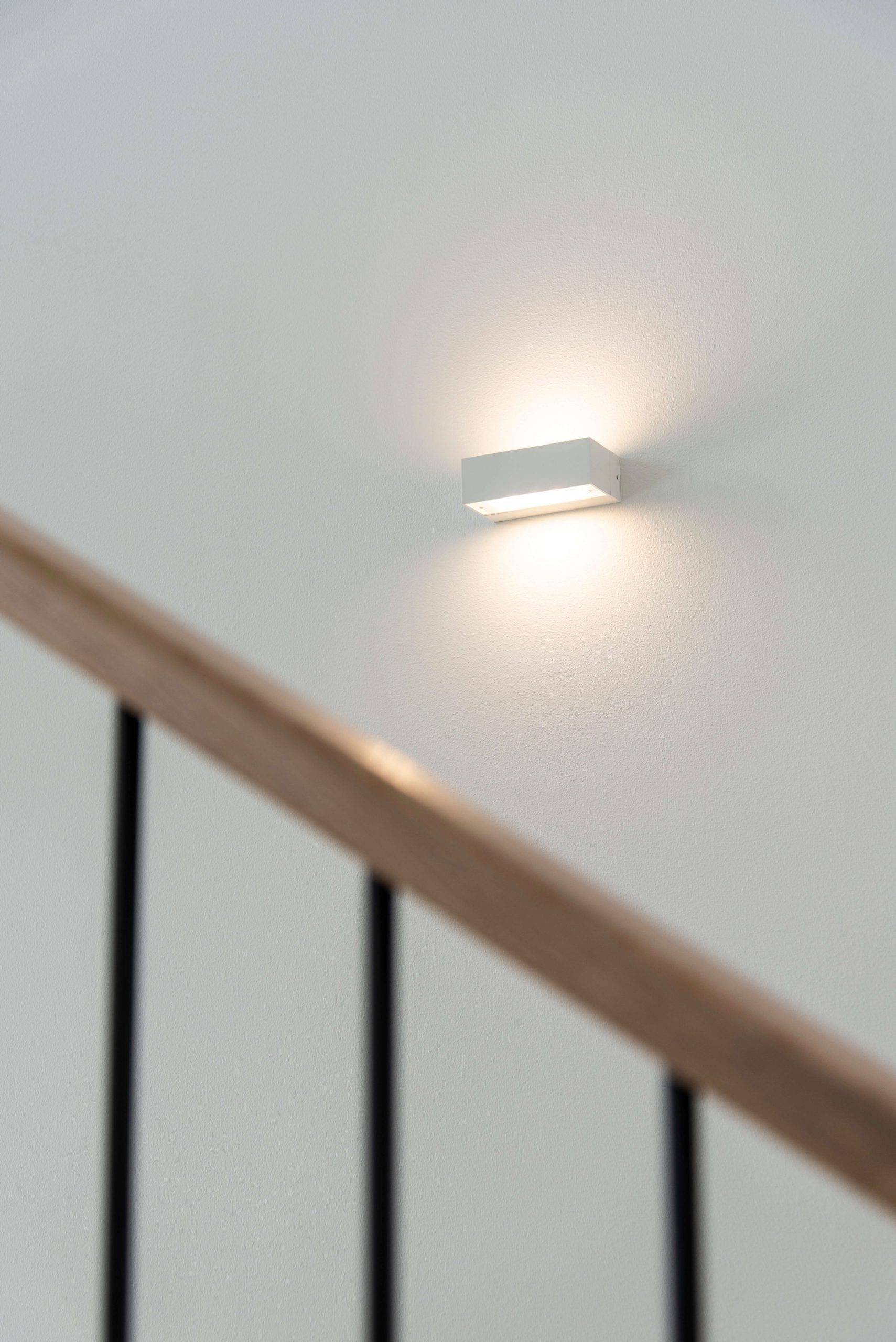 Immagine di uno sfondo verde con al centro un quadrato bianco con il testo "LED STORE" che evidenzia la campagna del negozio di illuminazione a LED.