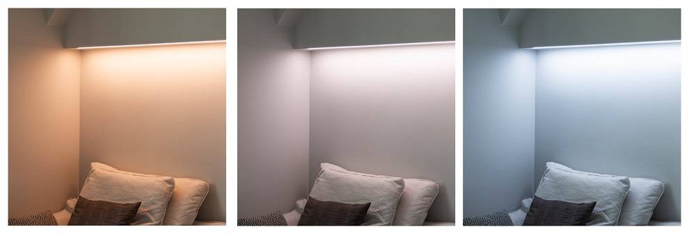 La luce a nastro led CCT cambia l'atmosfera