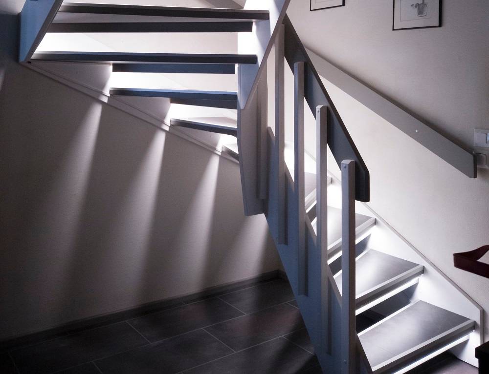 Illuminazione di scale a chiocciola