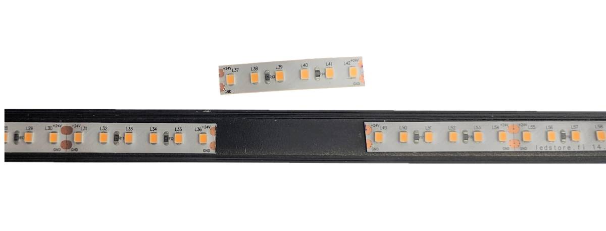 Scollegare il pezzo tagliato di nastro LEd