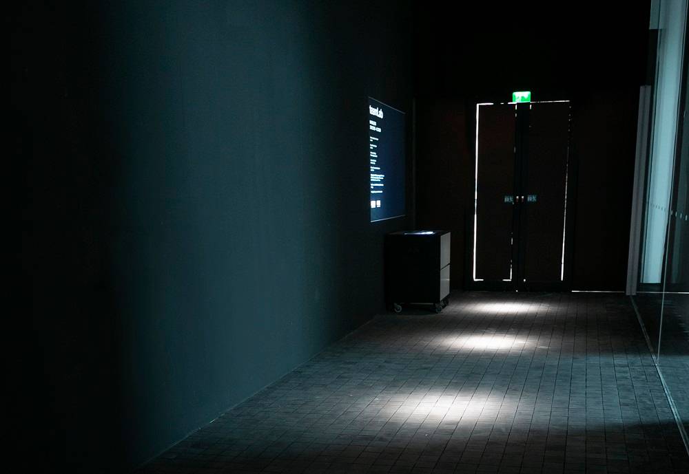 Illuminazione a binario in Amos Rex
