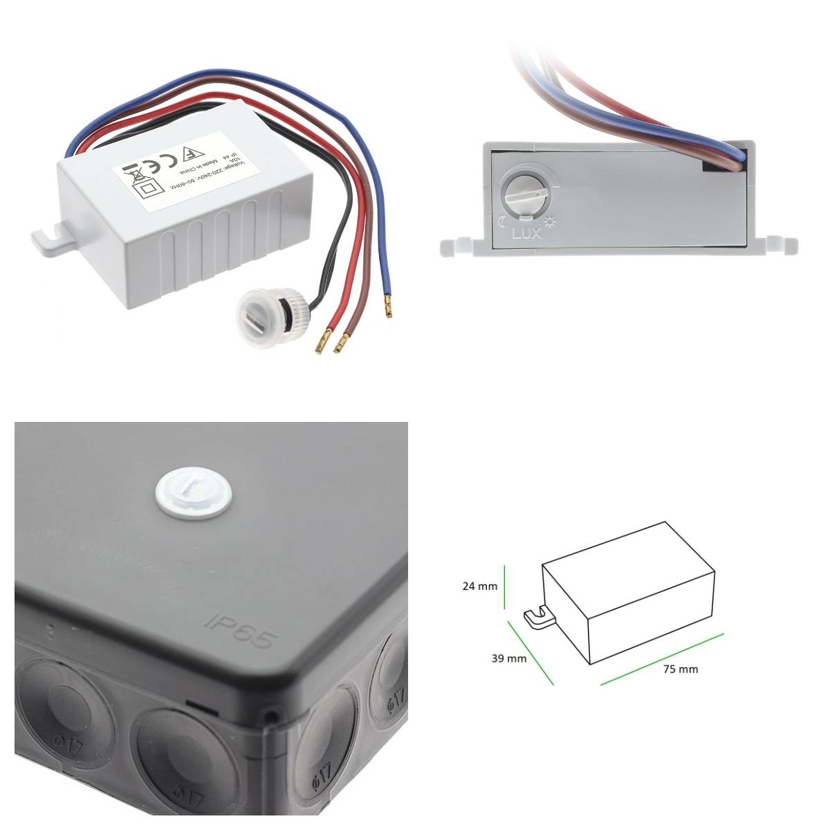 Un interruttore dimmer può essere installato in qualsiasi luogo. Per gli ambienti esterni, può essere montato in una scatola.