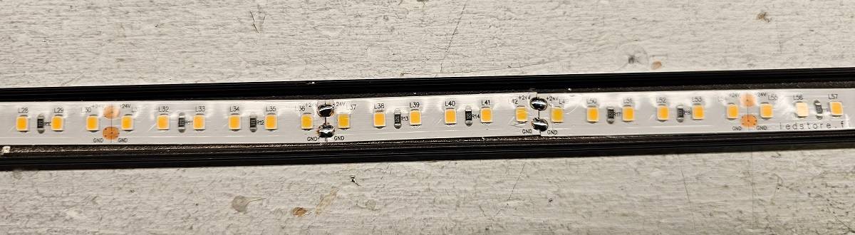 Nastro led riparato