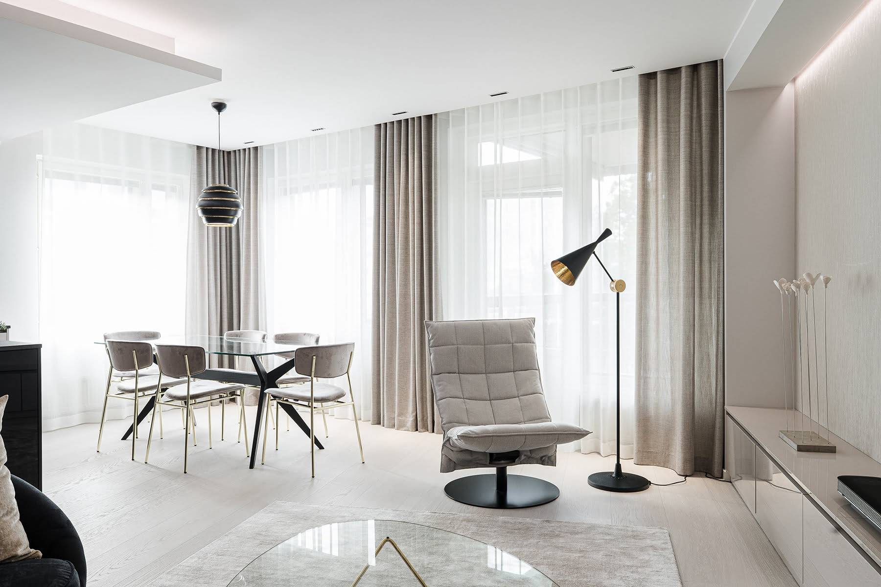 L'interior designer ha reso lo spazio armonioso