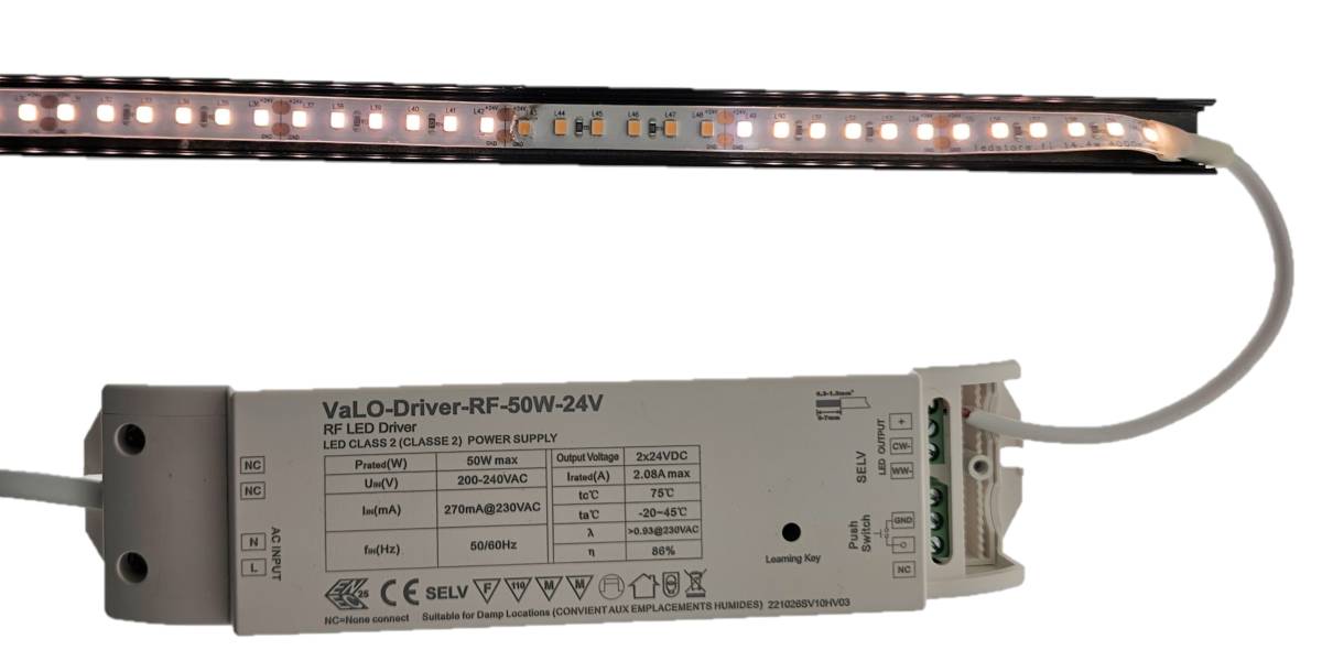 Risoluzione dei problemi della striscia Led Una parte della striscia Led è rotta e la striscia Led non si accende completamente.