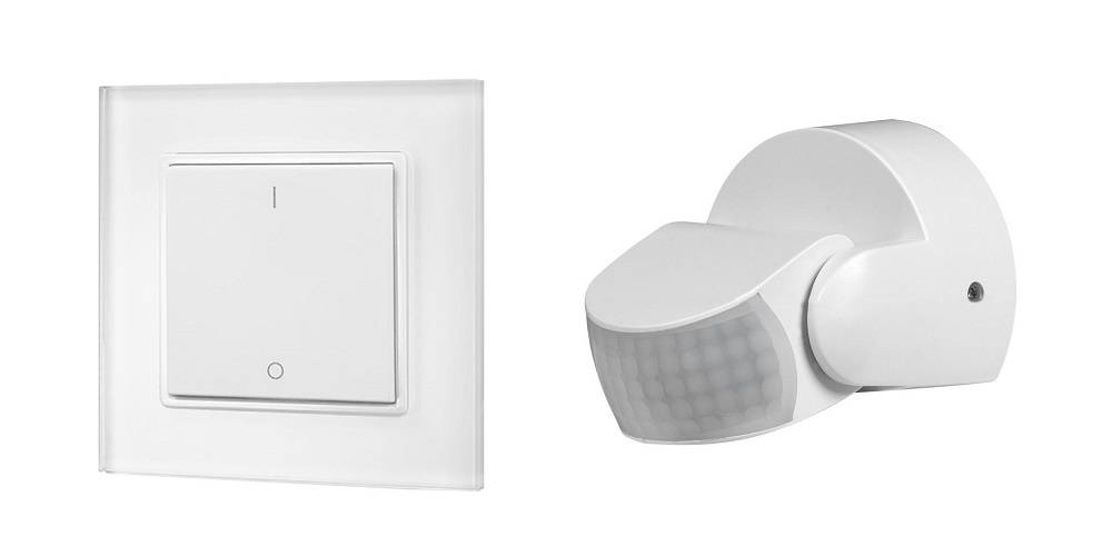 Dimmer wireless e sensore di movimento