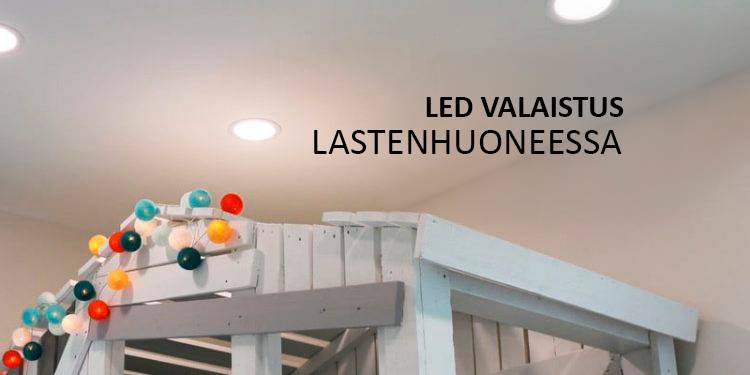 Illuminazione a led nella stanza dei bambini