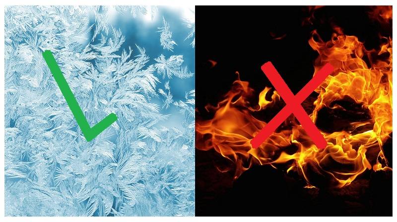 Il LED non resiste al calore