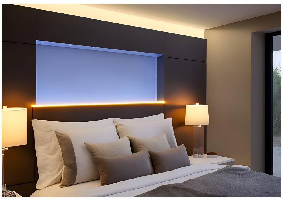 Nastro a led sulla testiera del letto - Nastro a led sui mobili