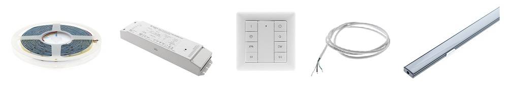 Prodotti per l'installazione di strisce led