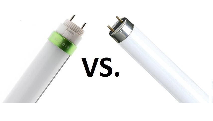 Tubo a led vs tubo fluorescente