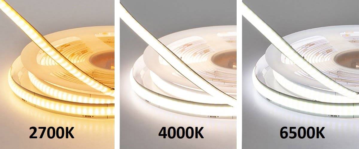 Striscia luminosa a led con diverse letture kelvin Solo CCT