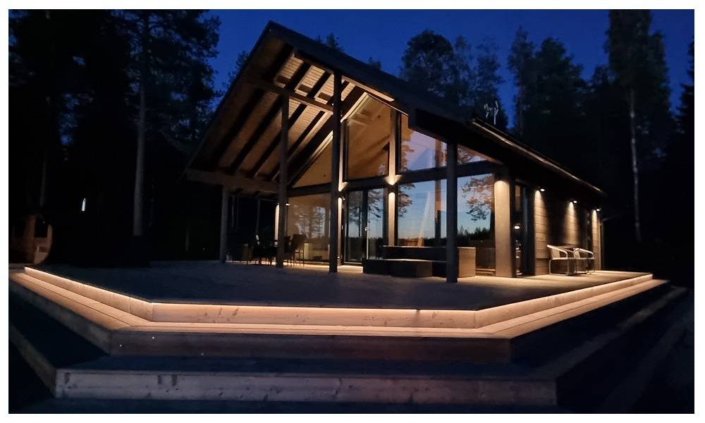 Striscia luminosa a led per casetta - Striscia luminosa a led per terrazza