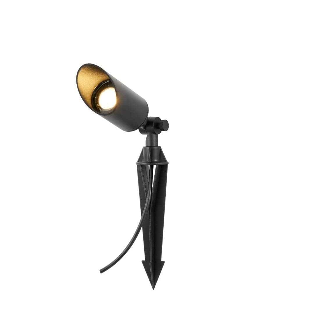 Lampada da esterno SPIKE nera con pin a terra LedStore.fi
