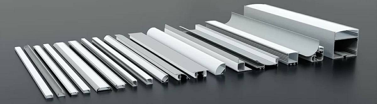 Profili in alluminio a led per strisce luminose a led