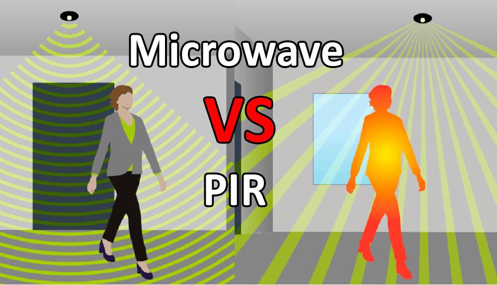 Qual è la differenza tra un sensore a microonde e un sensore PIR?