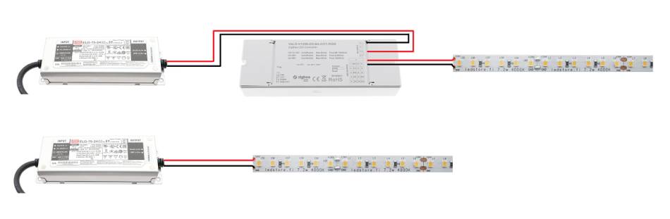 Salta il ricevitore wireless per verificare il motivo per cui la striscia luminosa a led non si accende