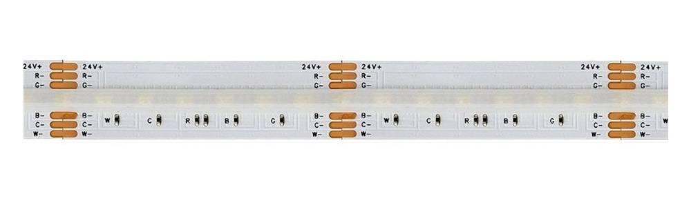 Nastro led RGBCCT in primo piano