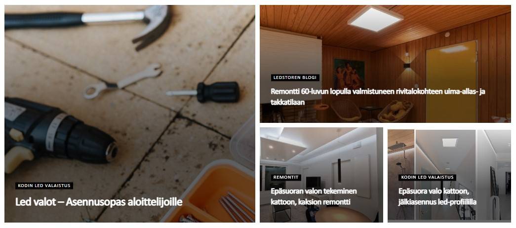 Blog illustrativi di ristrutturazione sul blog di LedStore
