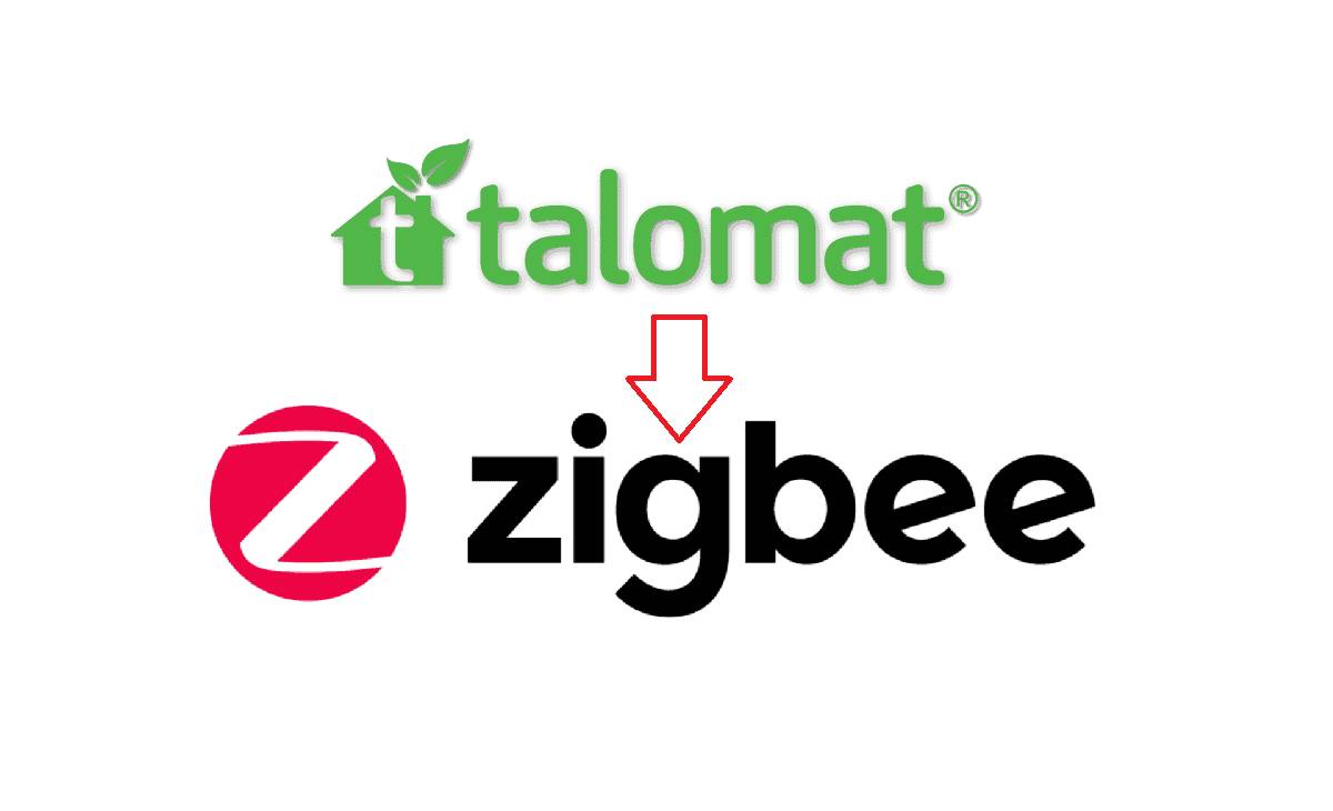 Aggiornamento di Talomat per Zighee. Talomat fuori e Zigbee al suo posto